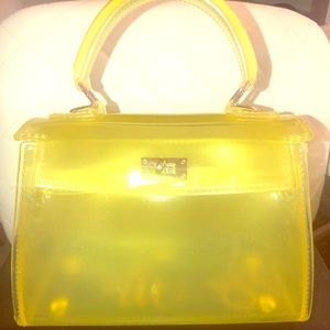 Yellow Jelly Purse